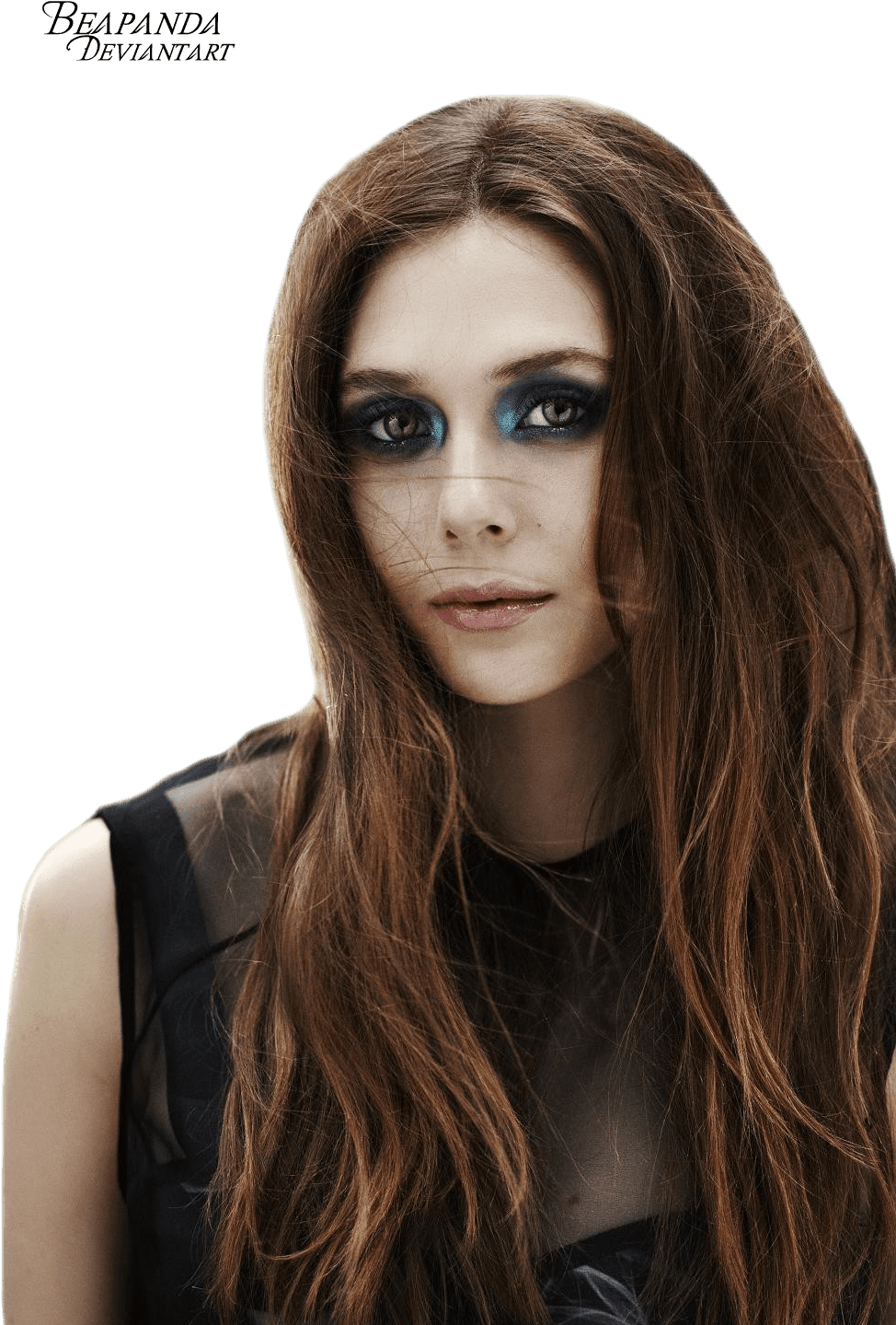The Url To The Png Pack Is - Elizabeth Olsen (1000x1500), Png Download