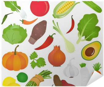 Colorful Cute Vector Icons - Vegetable Vector (400x400), Png Download