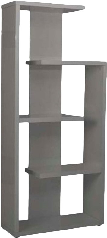 Img - Euro Style Robbie Shelving Unit, Grey Lacquer (798x798), Png Download