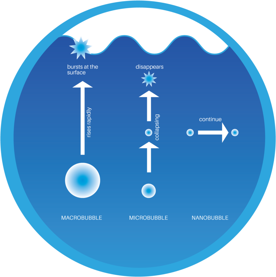 At This Depth Air Inside The Bubble Is Dissolved Into - Circle (981x1024), Png Download
