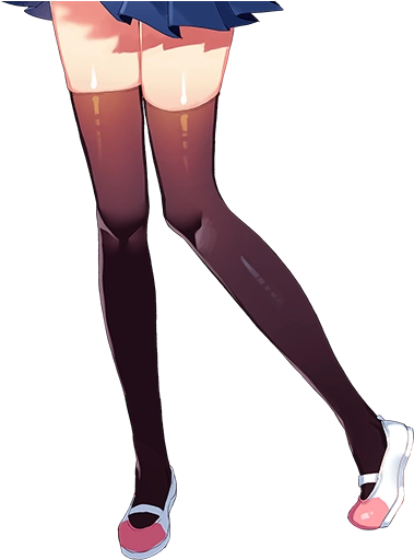 Monikatights - Monika Legs Ddlc (602x540), Png Download