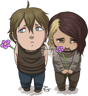 “i'm Sorry” Dean Ambrose And Seth Rollins Dedicated - Cartoon (500x456), Png Download