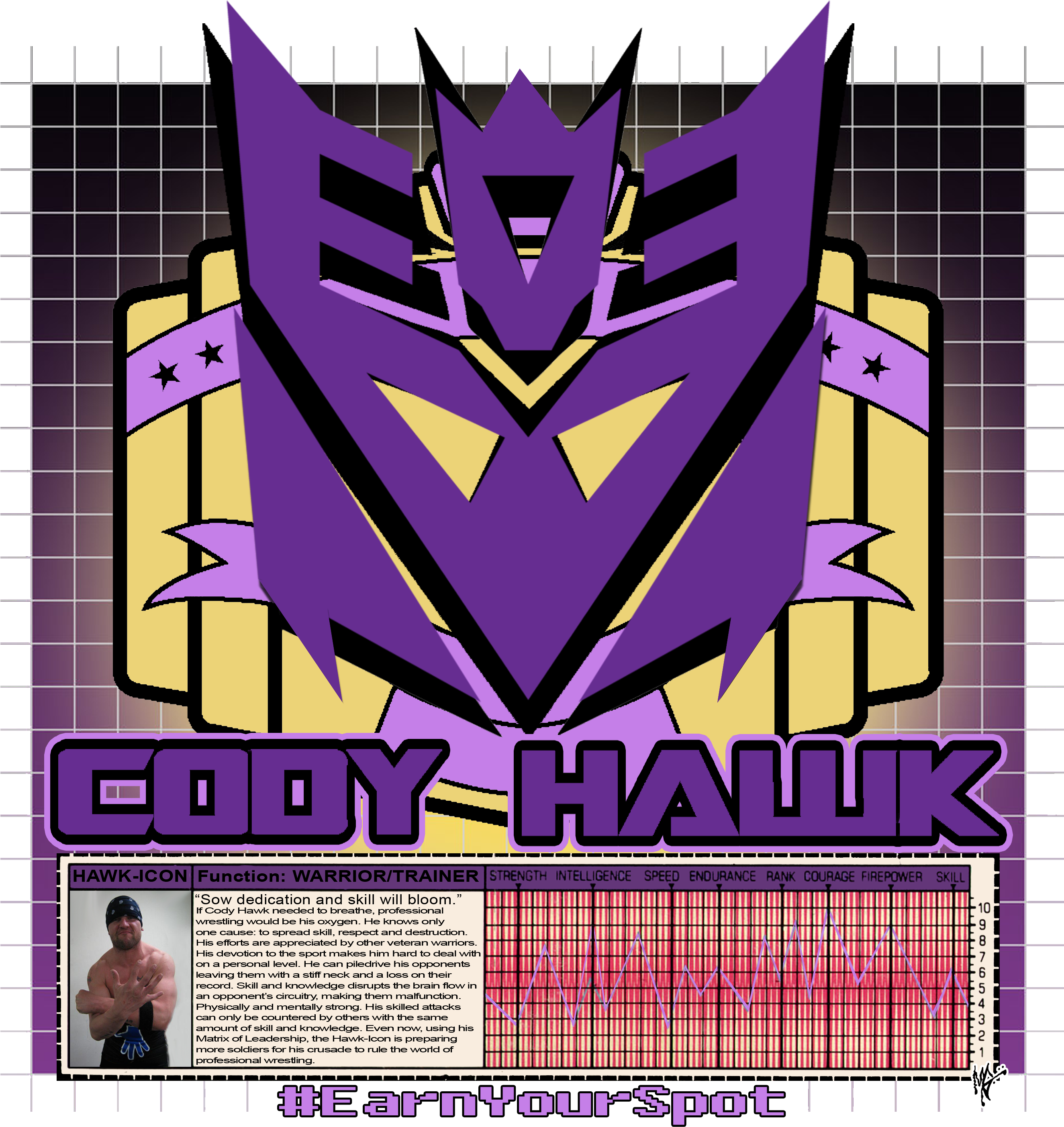 Pwts Hawk Transformers Png - Poster (3000x3000), Png Download