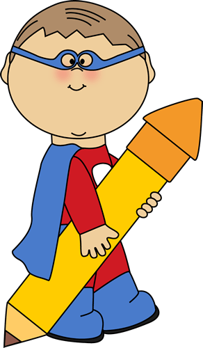 Pinterest Superhero Clipart 2 By Andrea - Super Hero Clipart (292x500), Png Download