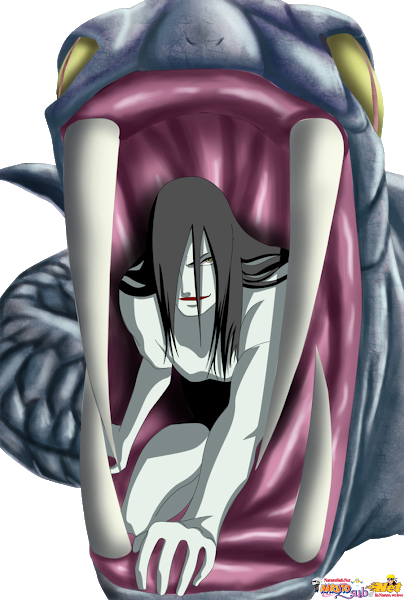 Nrt Orochimaru Serpant Naruto Ninja Orochimaru Snake - Art (404x600), Png Download
