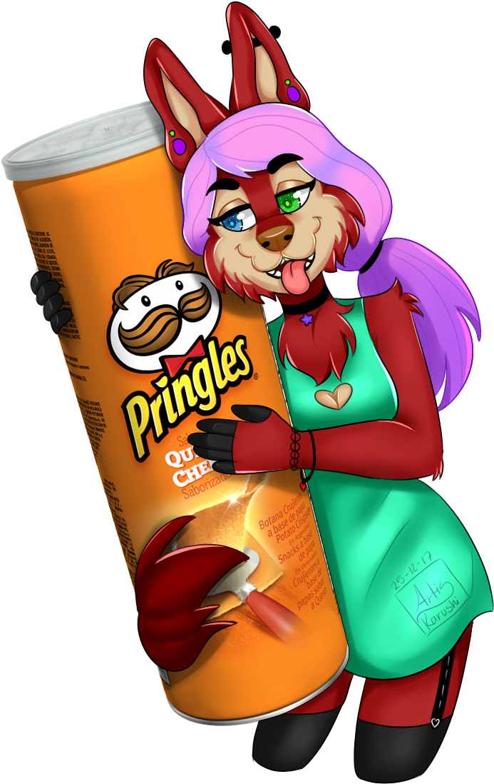 I Love Pringles - Pringles Cheddar Cheese Potato Crisps - 2.5 Oz. Canister (885x1200), Png Download