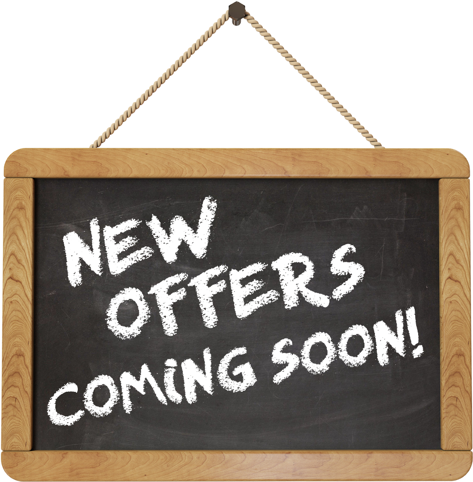 Chalk Board Offers - Special Offers Coming Soon (1009x1013), Png Download