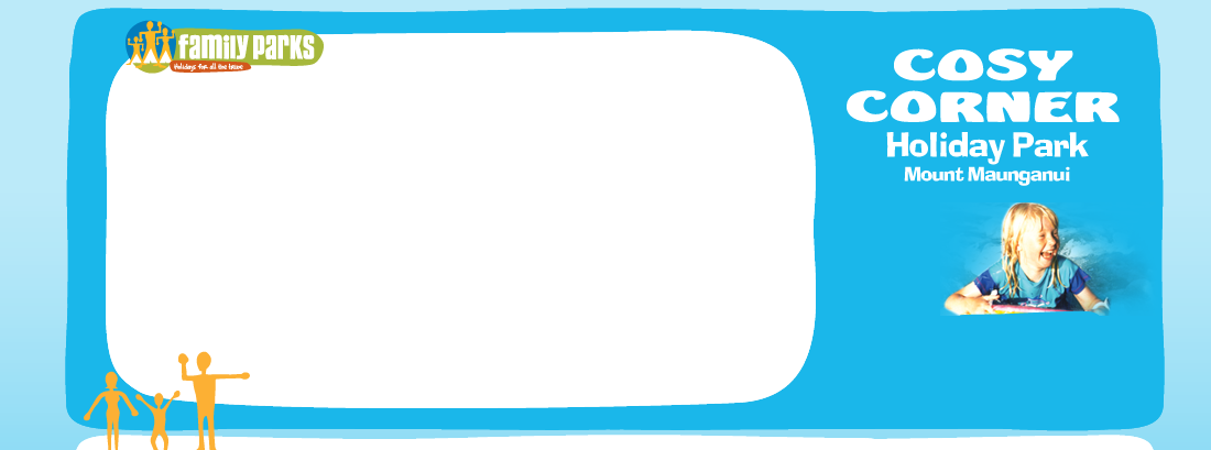 Services For Cosy Corner Holiday Park - Mount Maunganui (1100x409), Png Download