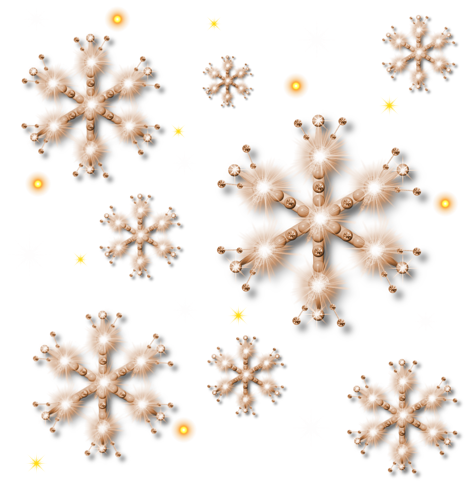 Png Beaded Snowflake Design By Jssanda - Snowflakes Silver Png Transparent (1000x1000), Png Download