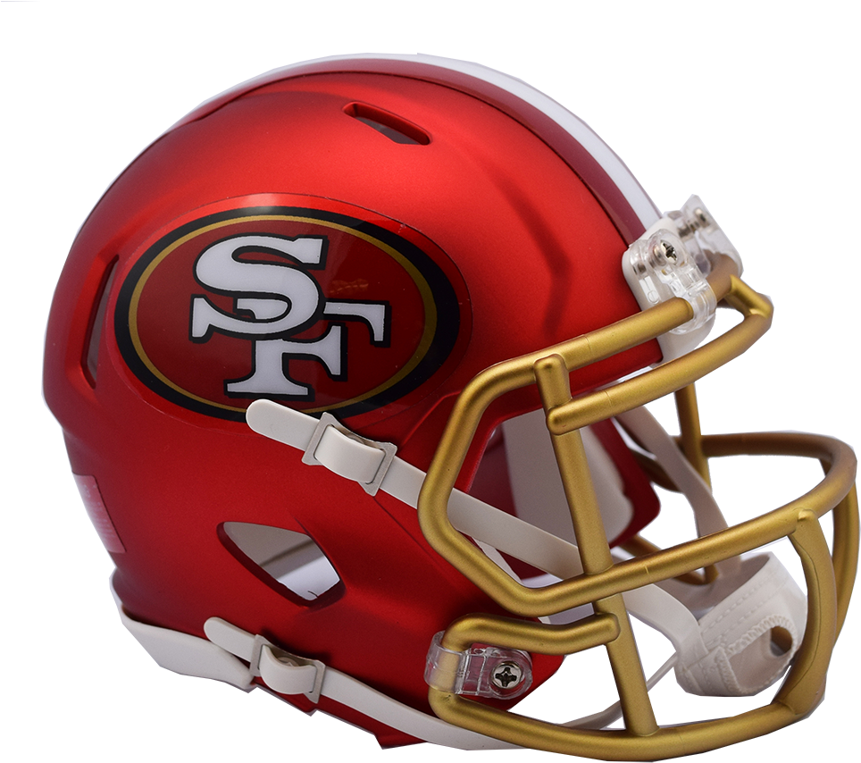 Download 49ers New Riddell Helmets Nfl Full Size PNG Image PNGkit