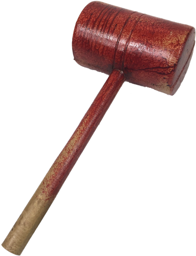 Clown Mallet Hammer - Bloody Mallet (817x1024), Png Download
