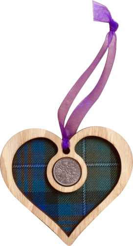 Heart Lucky Sixpence - Locket (272x500), Png Download