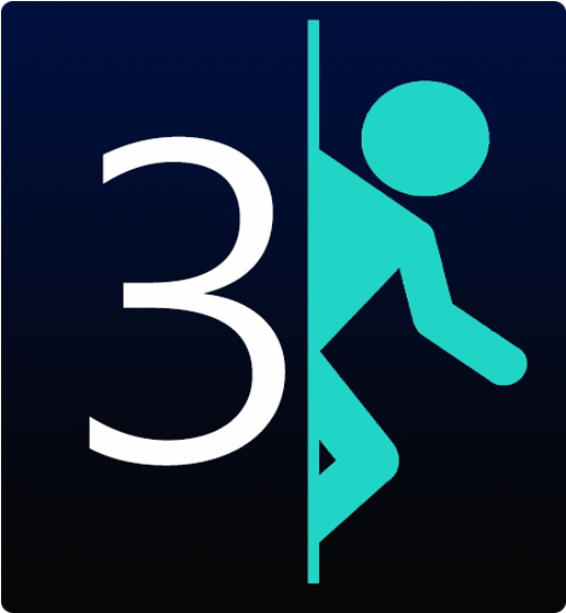 Portal 2 (600x600), Png Download