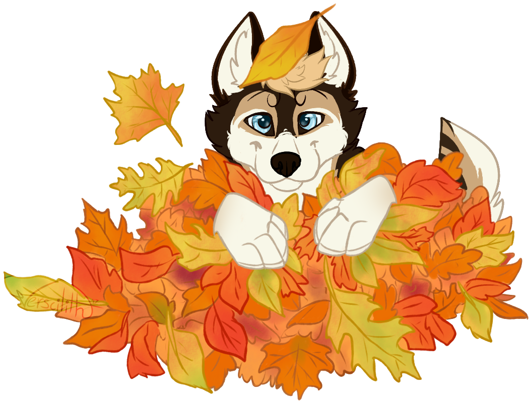 Leaf Pile Ych - Cartoon Leaf Pile (1100x800), Png Download