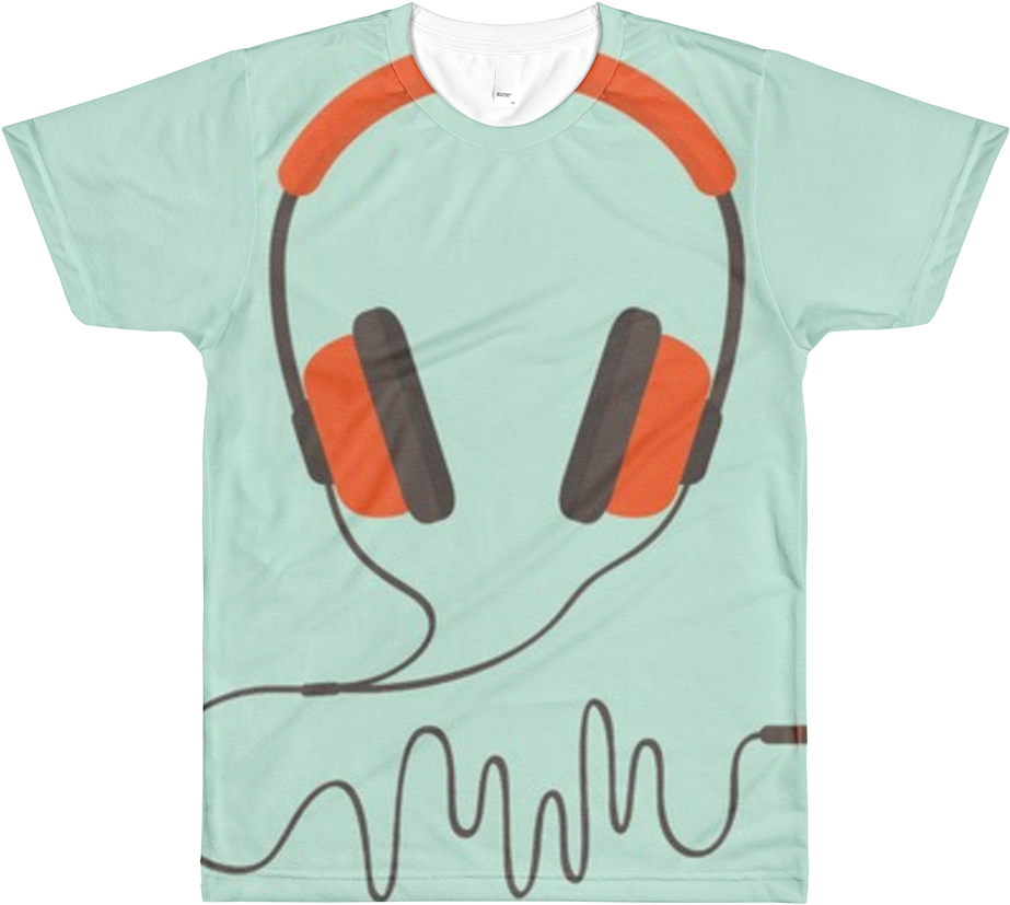 Men's Sublimation T-shirt - Radio Head By Rebecca Laclair (1000x1000), Png Download