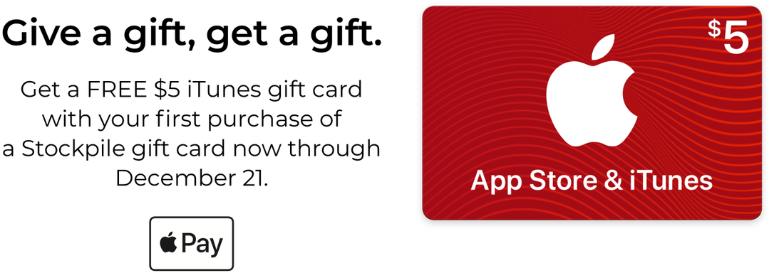 #applepay And @stockpile Partnering - Apple (1200x560), Png Download