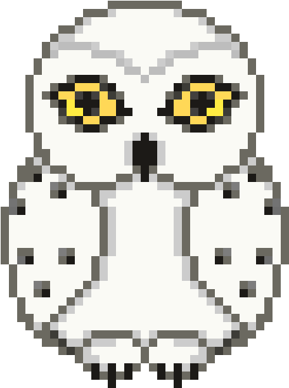 Hedwig - Hedwig Pixel Art (600x588), Png Download