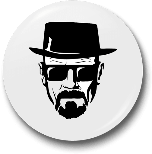 Heisenberg Badge - Heisenberg Photo The One Who Knock (528x528), Png Download