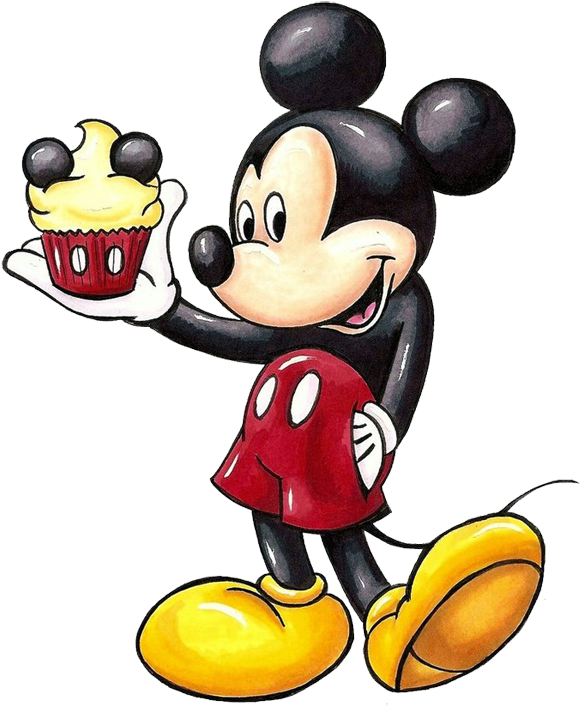 Mickey Mouse Clipart - Happy Birthday Birthday Mickey Mouse Png (600x719), Png Download