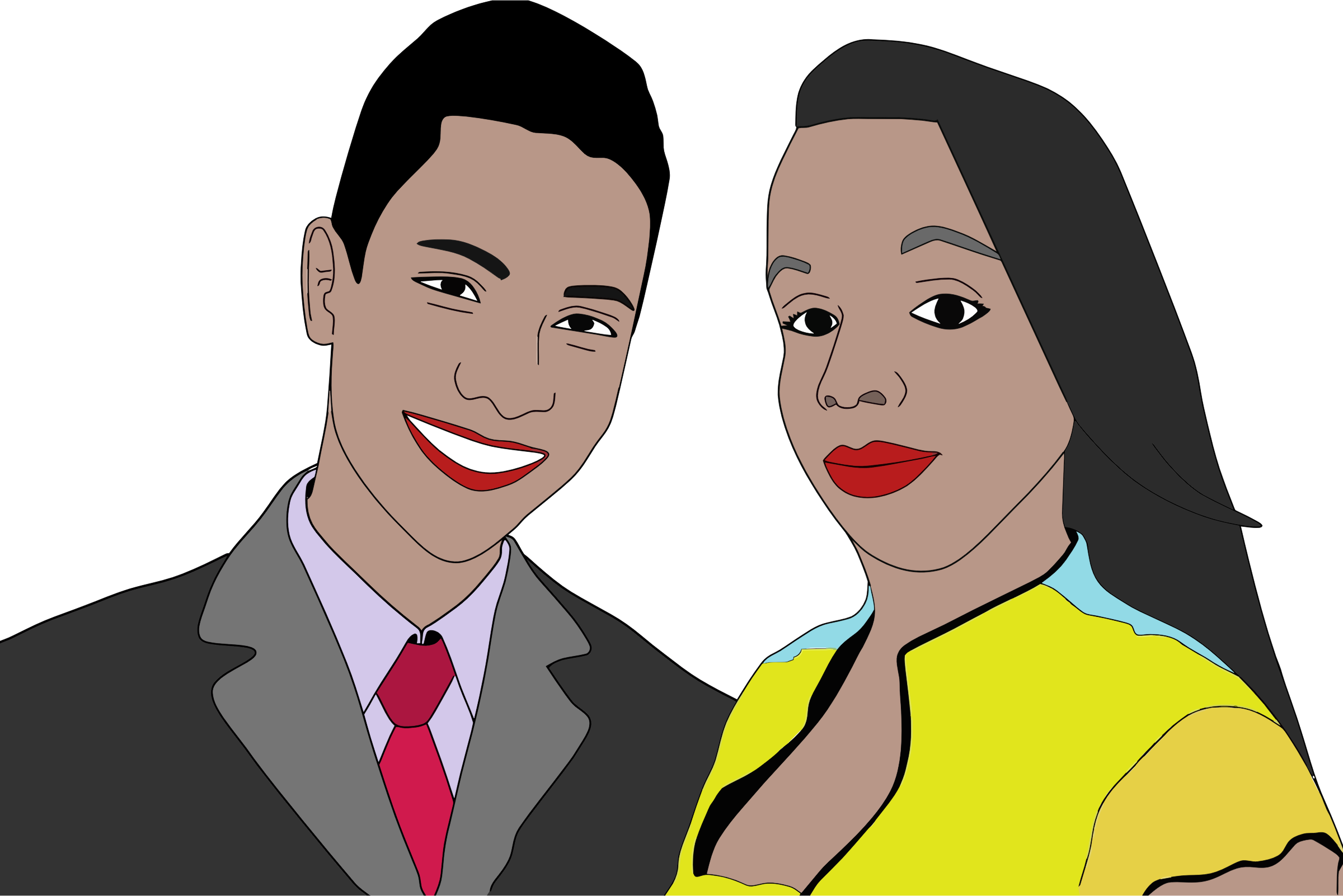 Download This Free Icons Png Design Of Man And Woman Portrait - Full ...