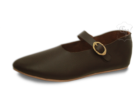 "hedwig" Medieval Shoes Fr-1450 - Shoe (500x333), Png Download