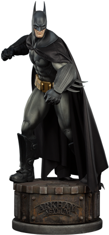 Batman Arkham Asylum Premium Format™ Figure - Batman Arkham Asylum Premium Format Figure (320x480), Png Download