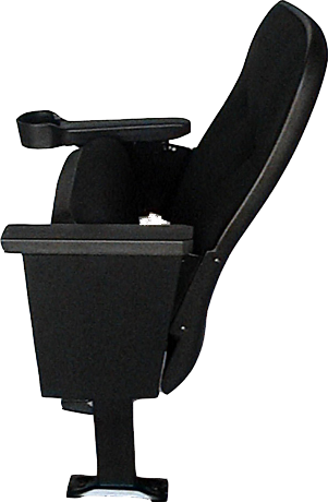 Picture Of Irwin Marquee Refurbished Theater Seating - Theater Seat Side View (301x460), Png Download