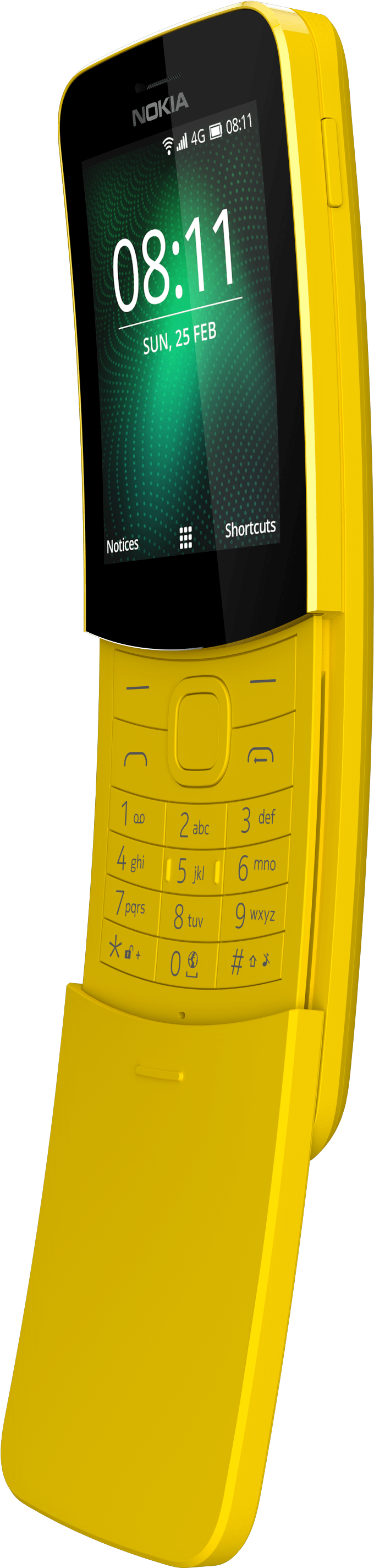 Nokia 8110 4g - Nokia Banana Phone Price In Qatar (3000x3000), Png Download