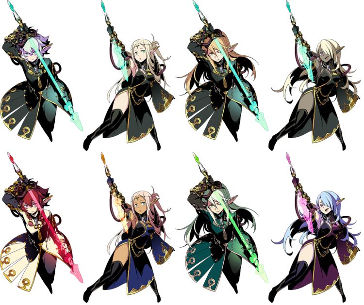 Warlock - Etrian Odyssey 5 Warlock (750x629), Png Download