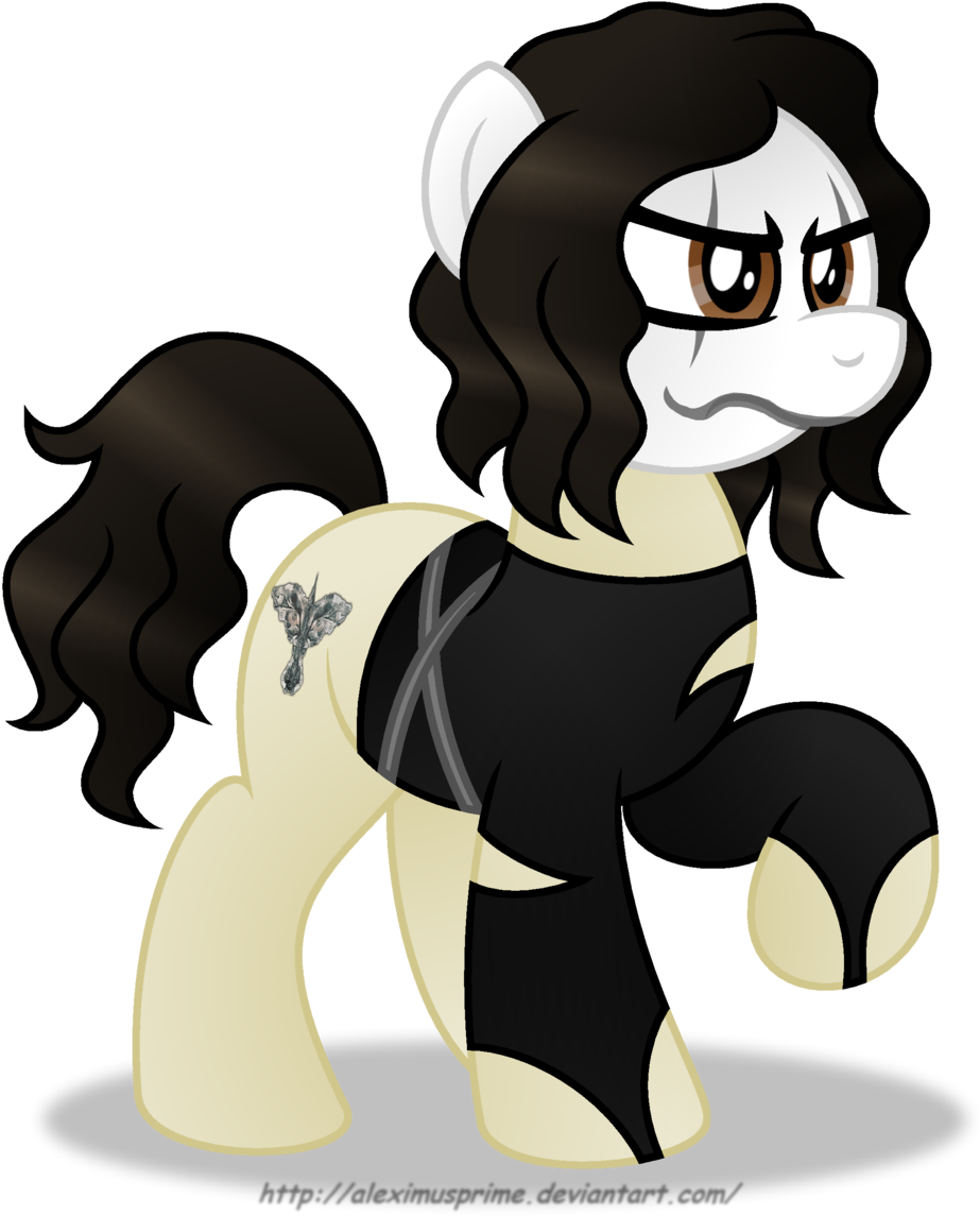 Aleximusprime, Crossover, Eric Draven, Ponified, Safe, - Crow Pony (1024x1197), Png Download
