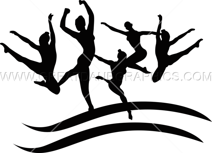 Dance Wave - Silhouette (825x594), Png Download