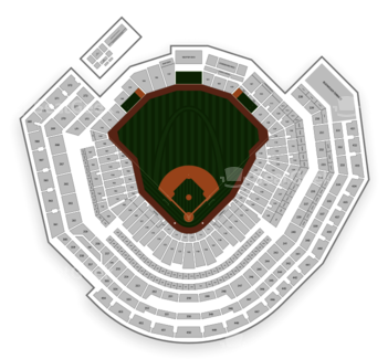 Louis Cardinals At Busch Stadium Section 237 View - Busch Stadium (350x350), Png Download