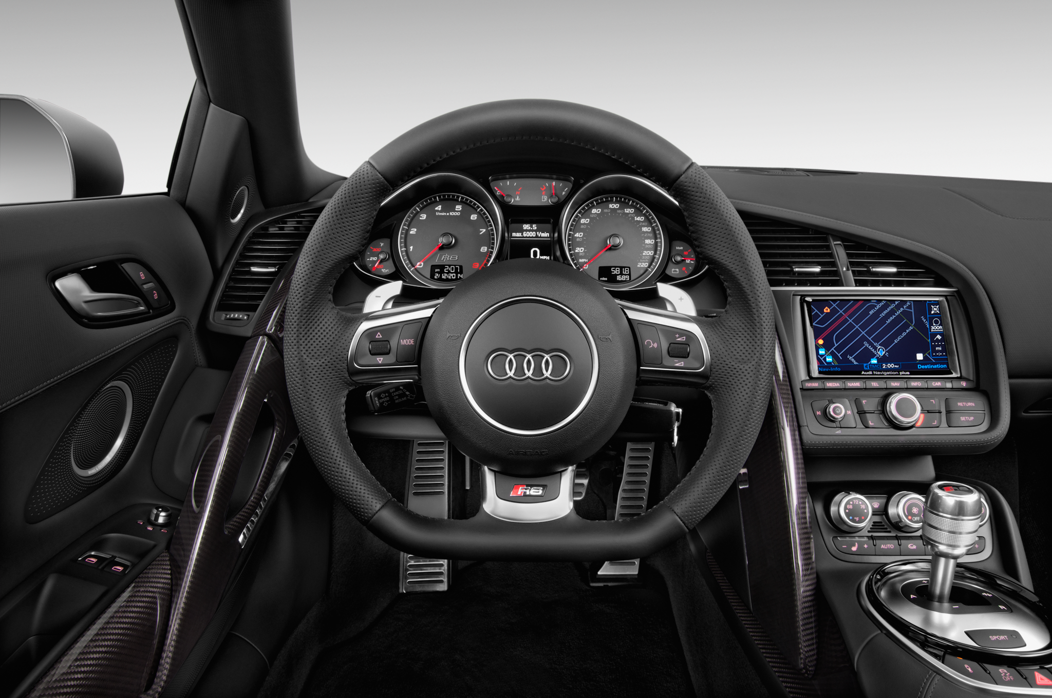 2015 Audi R8 2015 Audi R8 - 2014 R8 Steering Wheel (2048x1360), Png Download