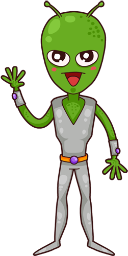 Alien Clipart 6 Alien Clip Art Image Free For Image - Free Alien Clipart (360x577), Png Download