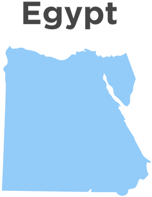 Egypt Outline - Egypt Silhouette (500x500), Png Download