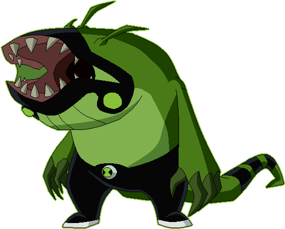 Alien Kid - Green Needle Ben 10 (590x469), Png Download