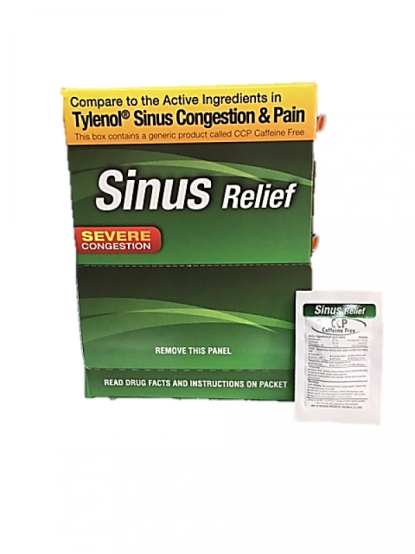 Tylenol Sinus - Paracetamol (500x554), Png Download