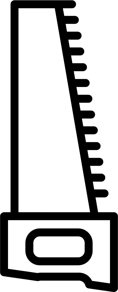 Png File - Saw (398x981), Png Download