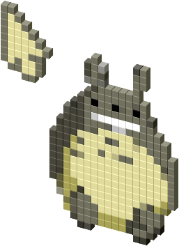 View Cursor On T-shirt - My Neighbor Totoro (330x418), Png Download