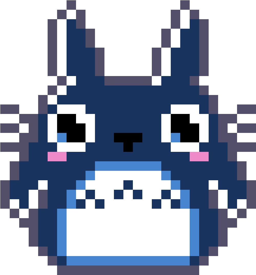 Totoro - Totoro Pixel (1184x1184), Png Download