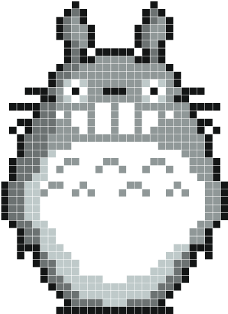 Totoro - Wall Decal (350x450), Png Download