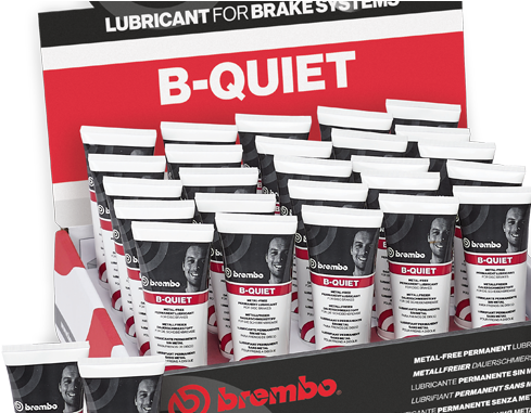 Brembo Launches B-quiet Lubricant For Automotive Aftermarket - Brembo (542x380), Png Download