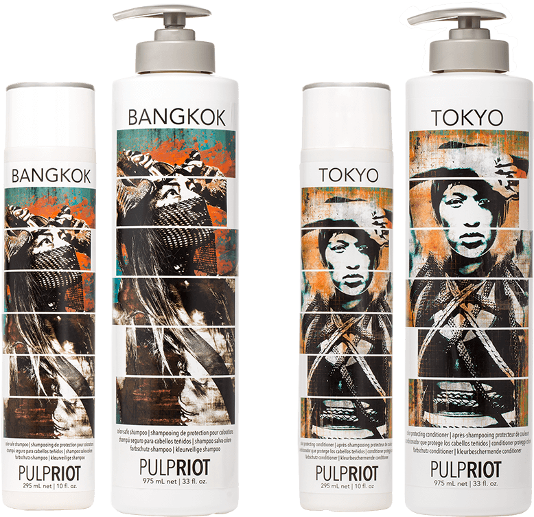 Color-safe Shampoo And Color Protecting Conditioner - Pulp Riot Shampoo Colors (800x768), Png Download
