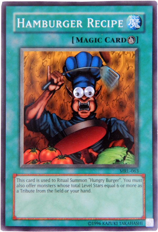 Hi, Everyone This Week, We'll Be Posting A Whole Bunch - Hungry Burger Yugioh (570x800), Png Download