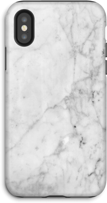 Classic Marble Case Iphone X Tough - Marble (499x800), Png Download