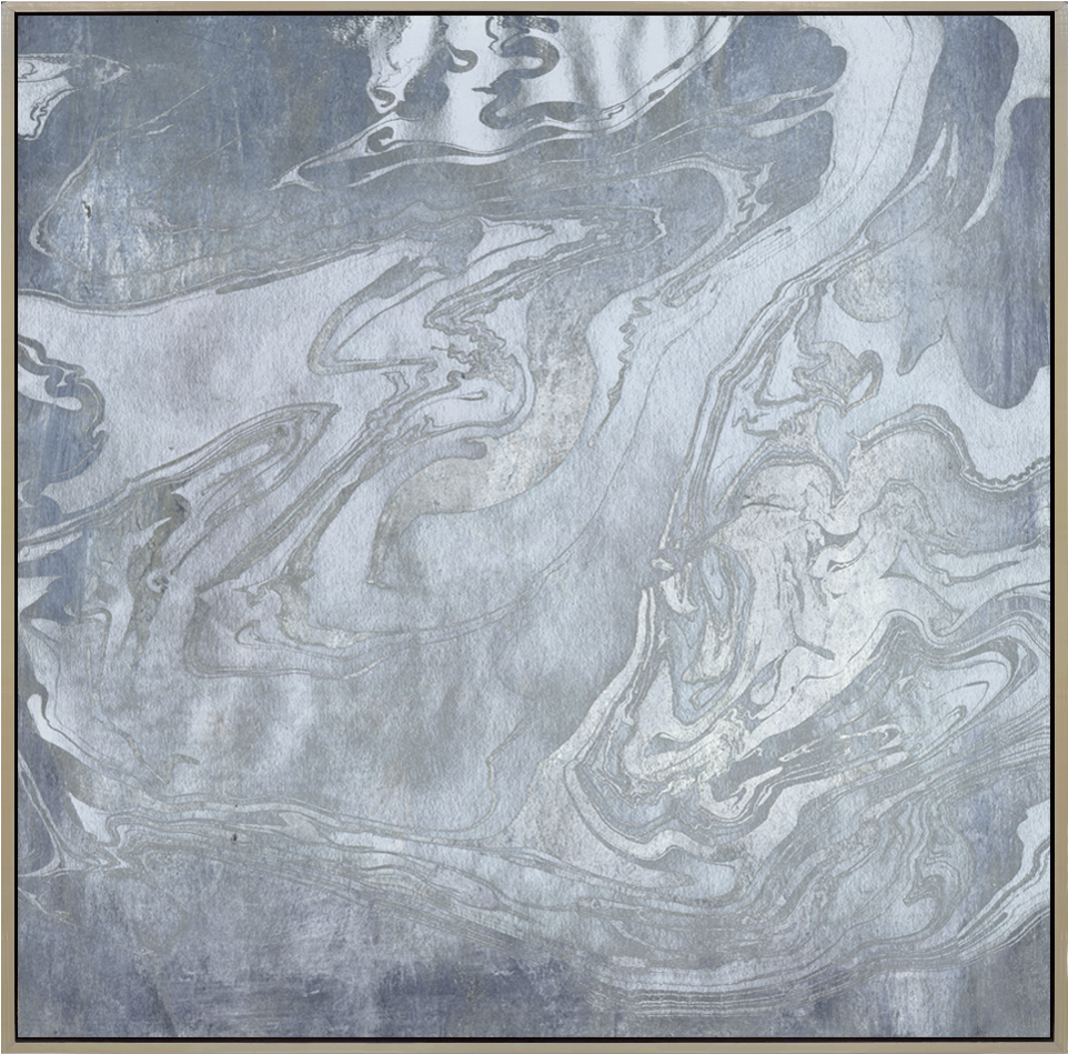 'marble I', 2017 High-gloss Finish On Canvas In Floater - Carlyle Fine Art 'marble' Framed Graphic Art Print (1296x964), Png Download