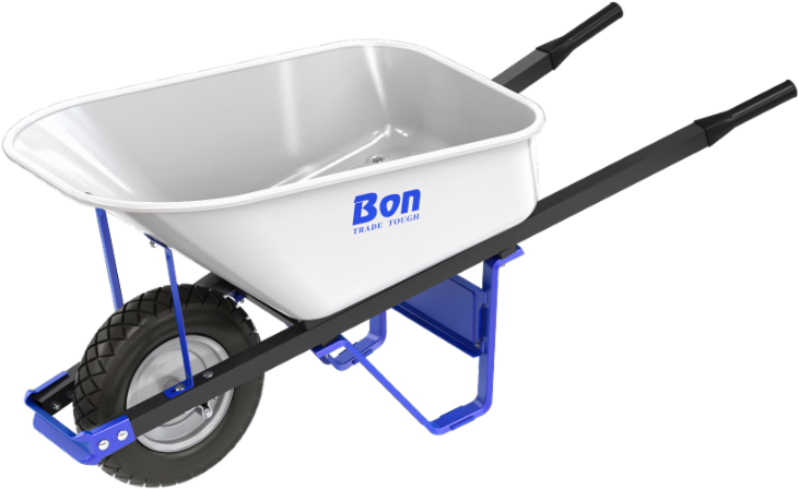 Bon Expands Offering Of Trade Tough Wheelbarrow - Wheelbarrow (800x600), Png Download