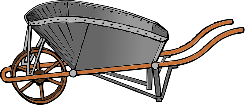Clip Arts Related To - Coal In A Wheelbarrow (800x344), Png Download