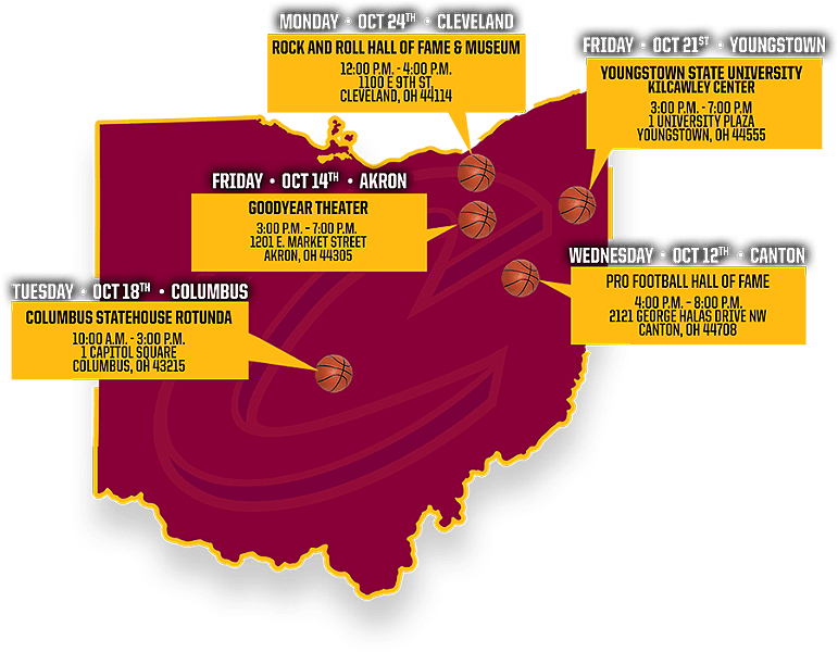 View Upcoming Tour Schedule - Youngstown State Championship Rings (771x600), Png Download