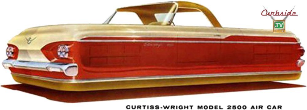 Curtis Wright Air Car (1000x361), Png Download